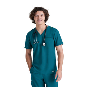 Prague - Tunique col V - Homme - Grey’s Anatomy Evolve Grey’s Anatomy  Bleu Bahamas / XL