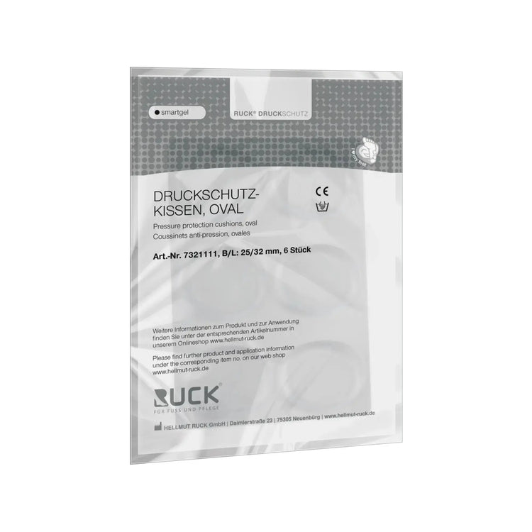 Protección smartgel autoadhesiva - forma ovalada - 6 piezas - Ruck Ruck 