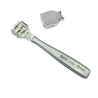 Cepillo para callos de acero inoxidable con adaptador raspador - Hoja horizontal - 14,5 cm - Credo