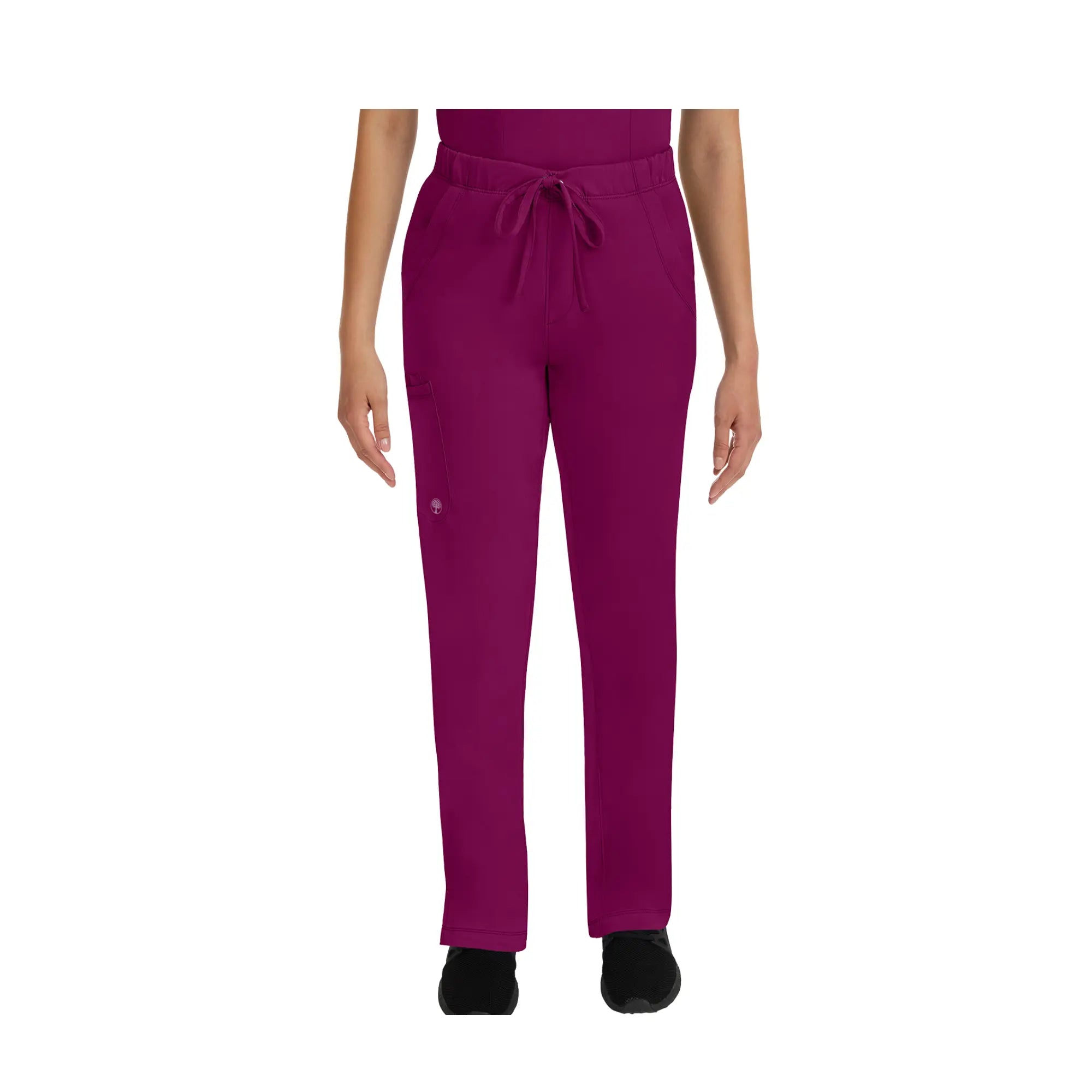 Rebecca - Pantalon évasé avec cordon de serrage - Femme - Healing Hands - Couleur 2 Healing Hands  Bordeaux / 3XL