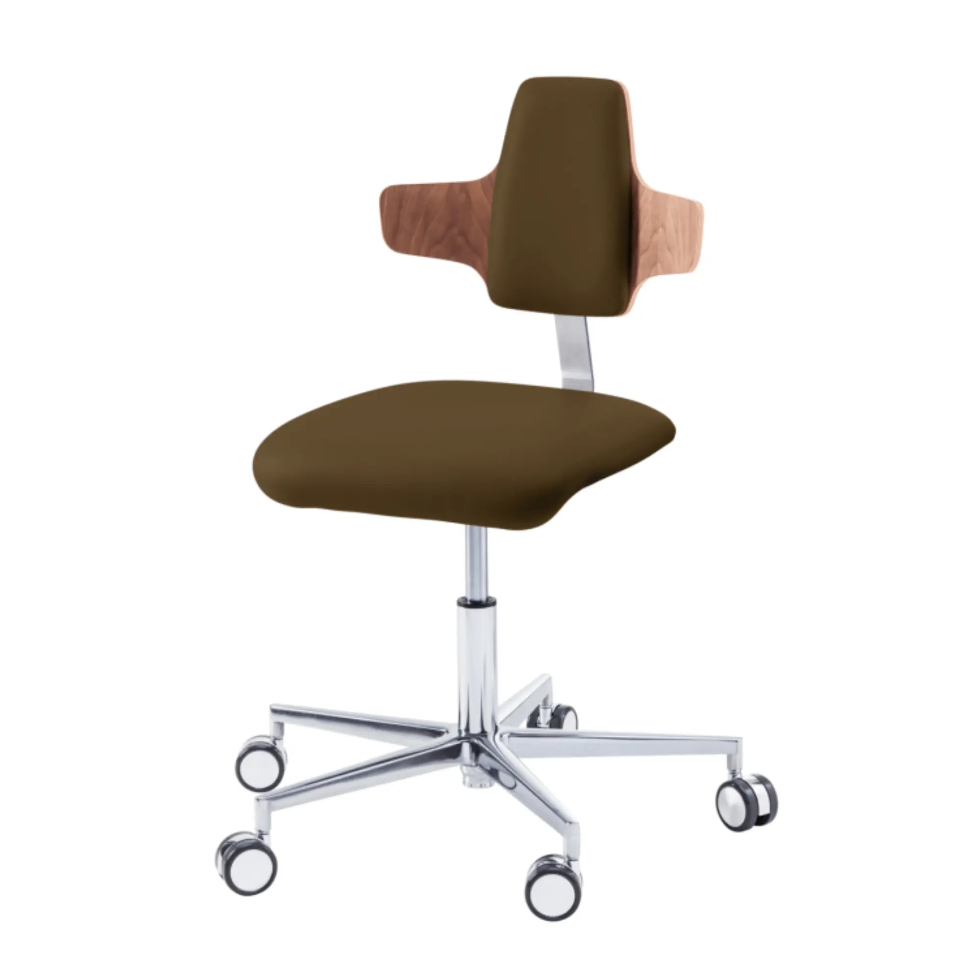 Siège praticien - COMFORT - Ruck - Dossier Napoleon My Podologie  CPL-Noyer-Expresso-Long