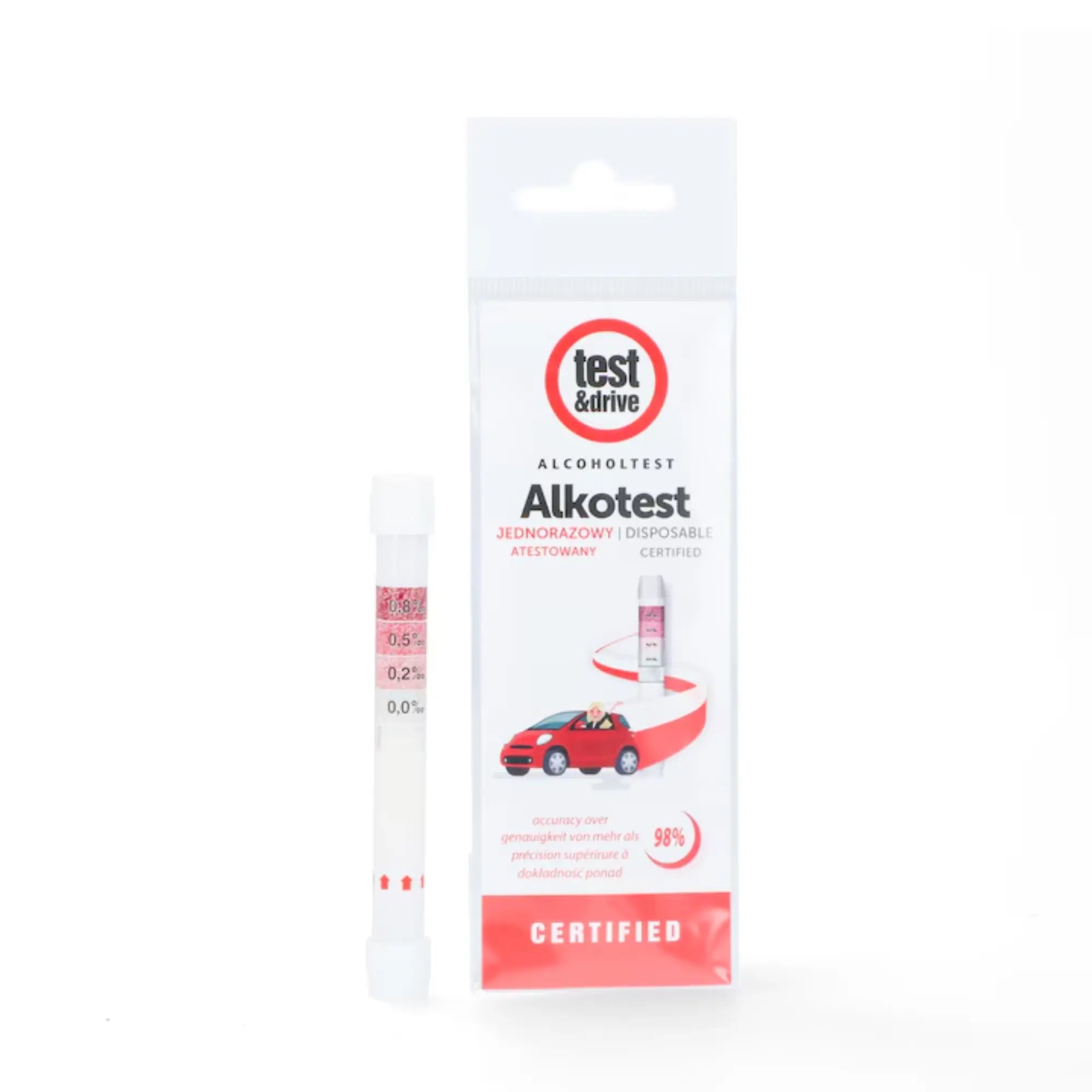 Éthylotest jetable - Test&drive Test&drive 